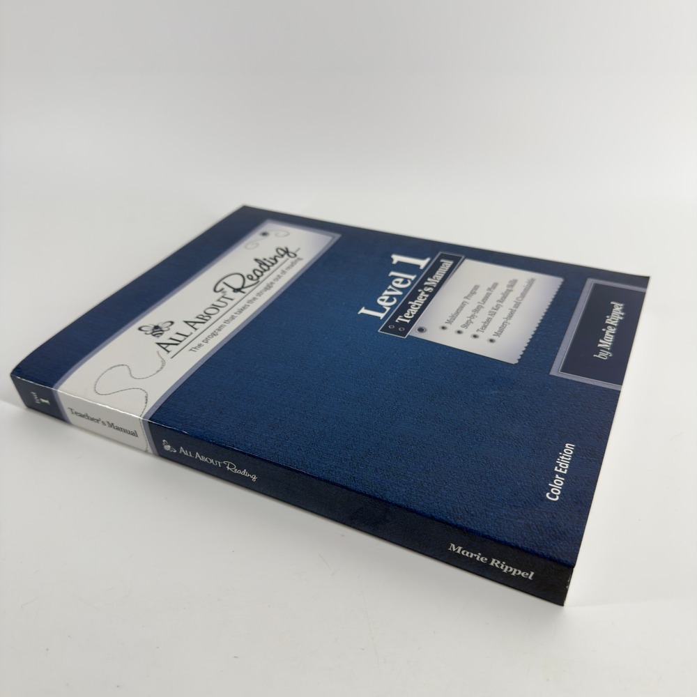 All About Reading Level 1 Teacher's Manual Color Edition Marie Rippel - Picture 6 of 6
